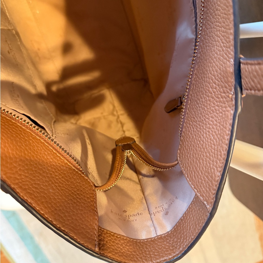 Kate Spade Dumpling Tan Leather Tote - Picture 5 of 6